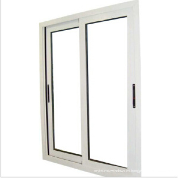 Ventana corrediza UPVC / PVC de ahorro de energía Woodgrain